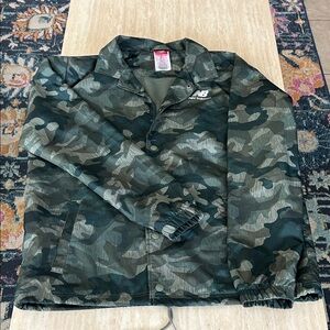 New Balance Green Camouflage Field Jacket